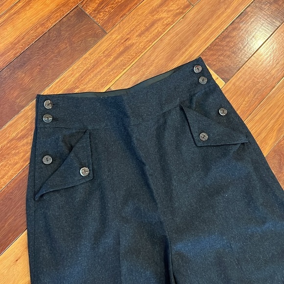 ⭐️ Ralph Lauren Collection Purple Label Cropped Wool Pants - Picture 2 of 6